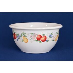 Corelle Coordinates in the Chutney Fruits Pattern- 3 Quart Stoneware Mixing Bowl